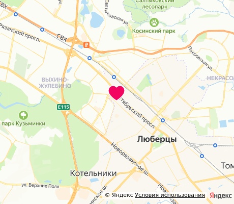 На карте