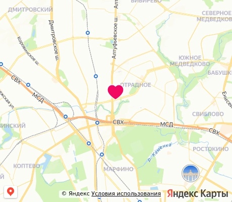 На карте