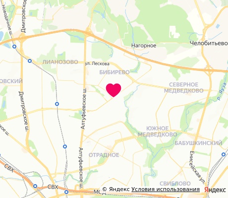 На карте