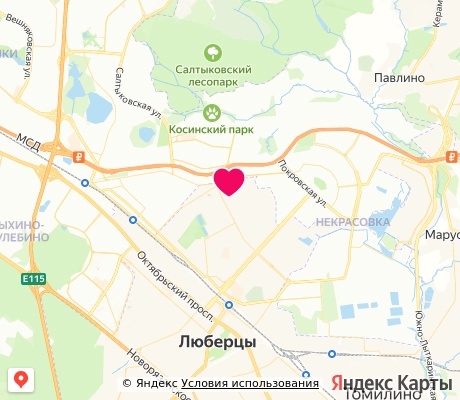 На карте