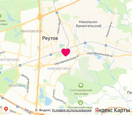 На карте