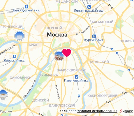 На карте