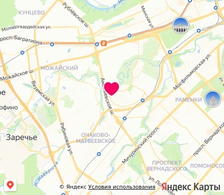 На карте