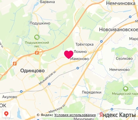 На карте