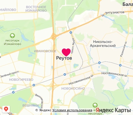 На карте
