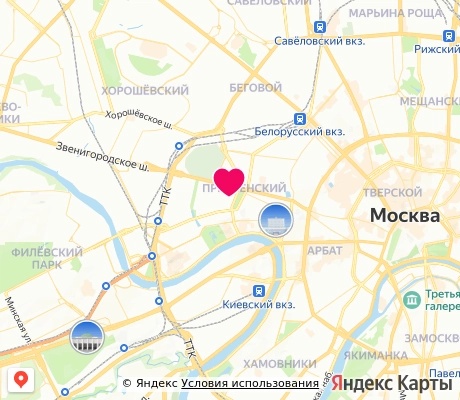 На карте