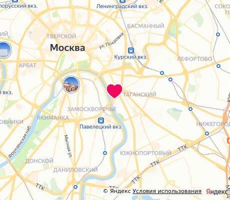 На карте