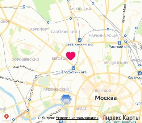 На карте