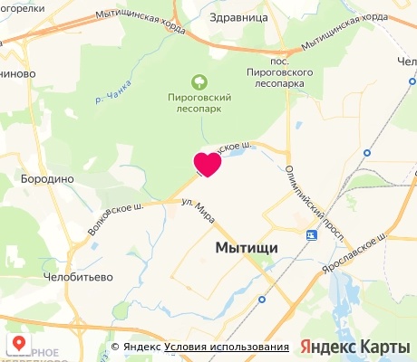 На карте