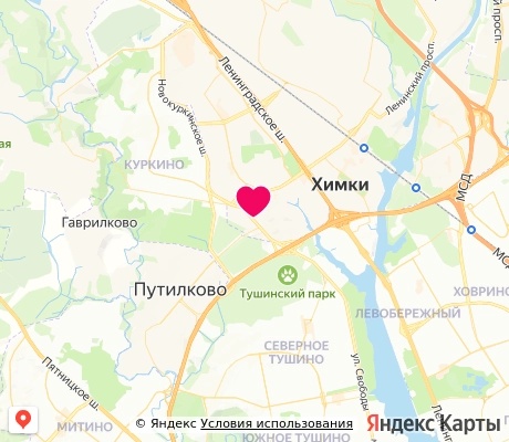 На карте