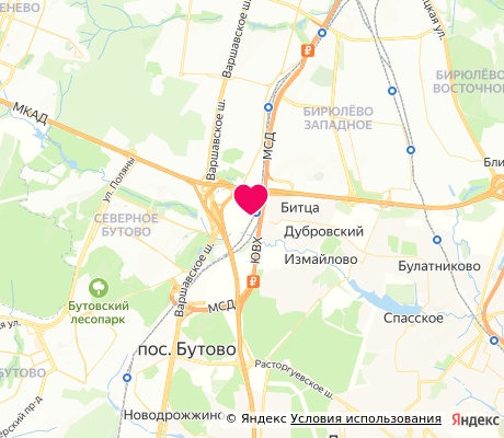 На карте