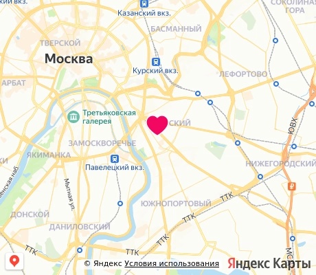 На карте