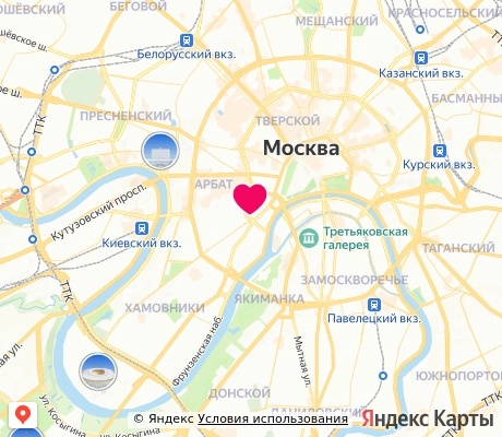 На карте
