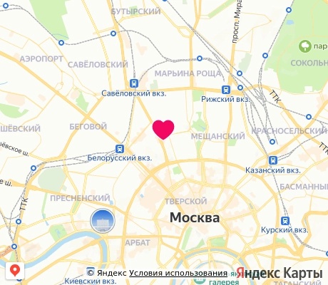 На карте