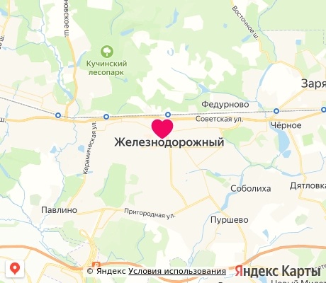 На карте