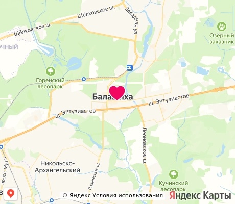 На карте