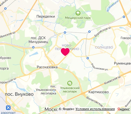 На карте