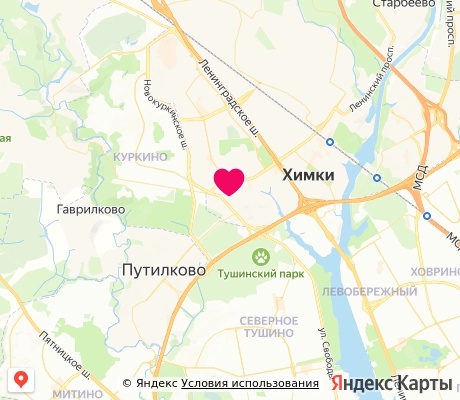 На карте