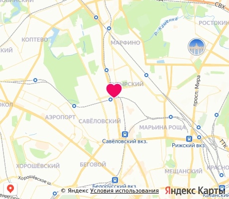На карте