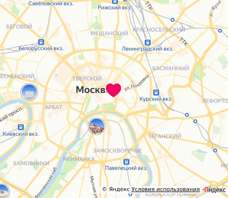 На карте