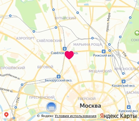 На карте