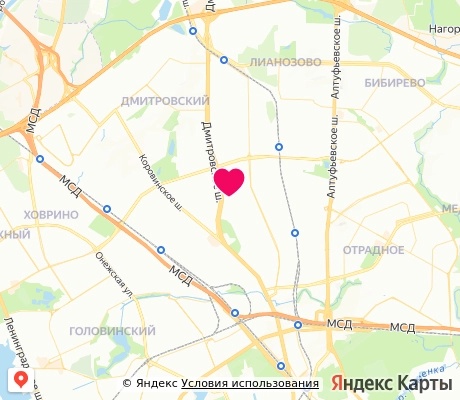 На карте