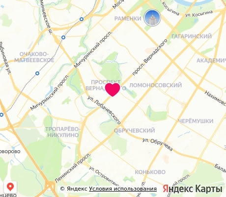 На карте
