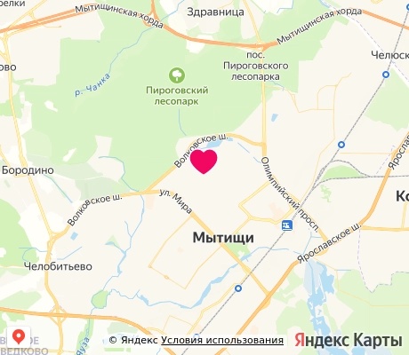 На карте