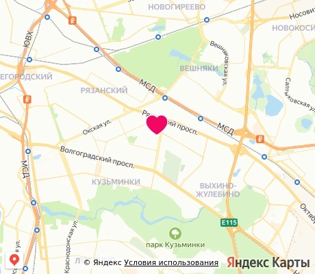 На карте