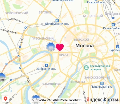 На карте
