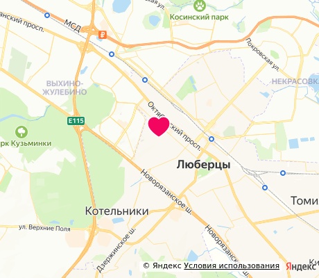На карте