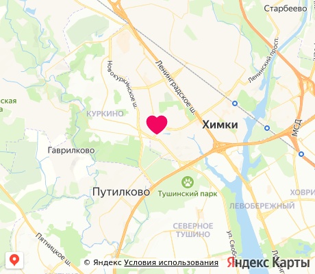 На карте