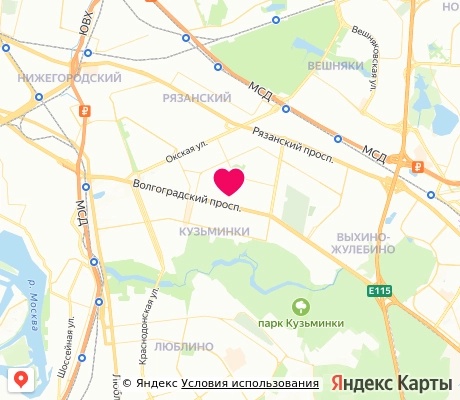 На карте