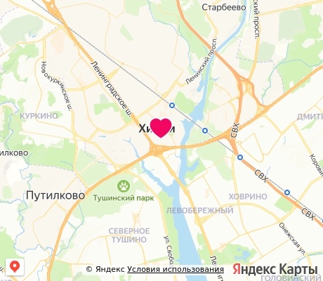 На карте