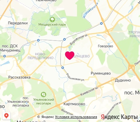 На карте