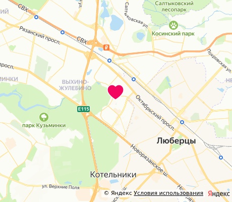На карте