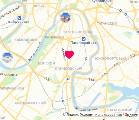 На карте