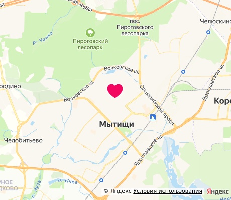 На карте