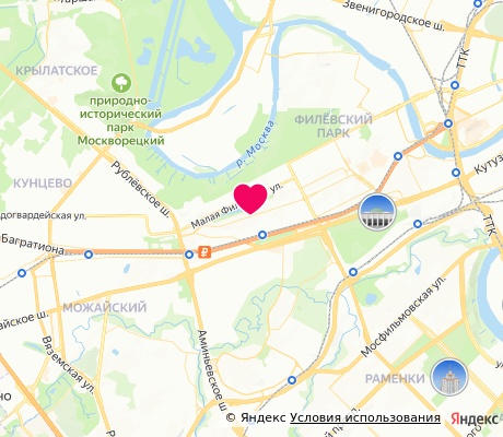 На карте