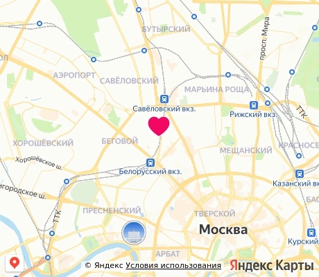 На карте
