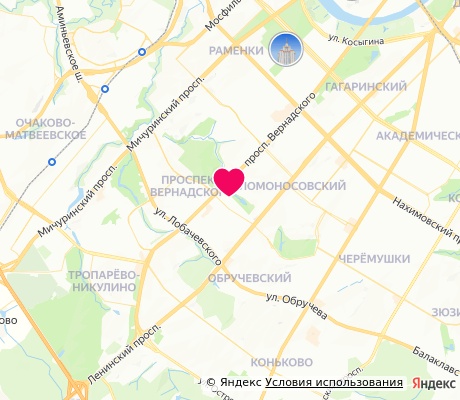 На карте
