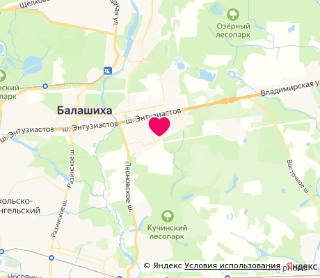 На карте