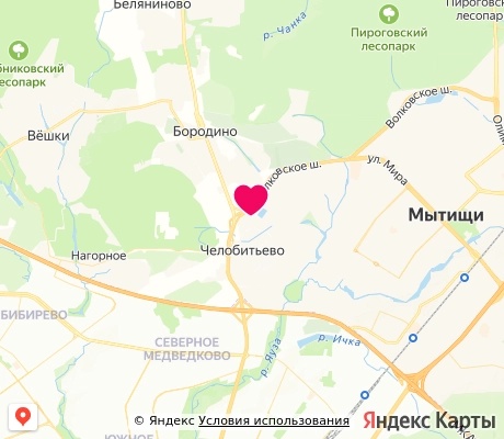 На карте