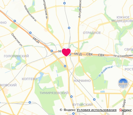 На карте