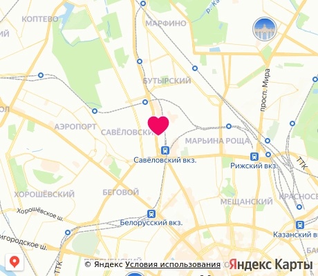 На карте
