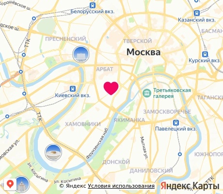 На карте