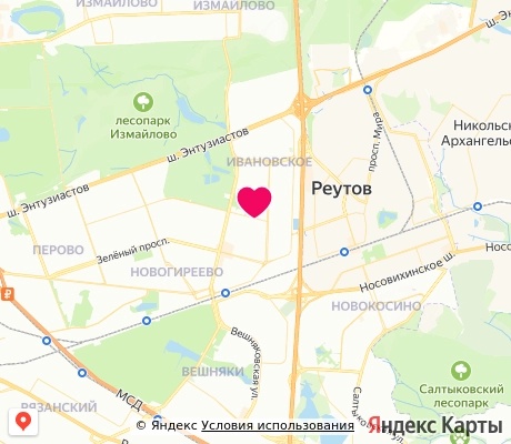 На карте