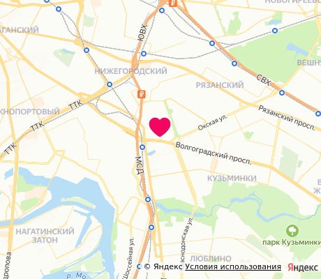На карте