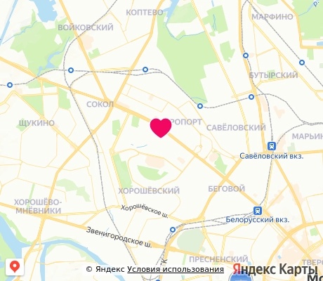 На карте
