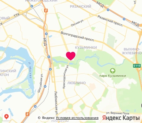 На карте
